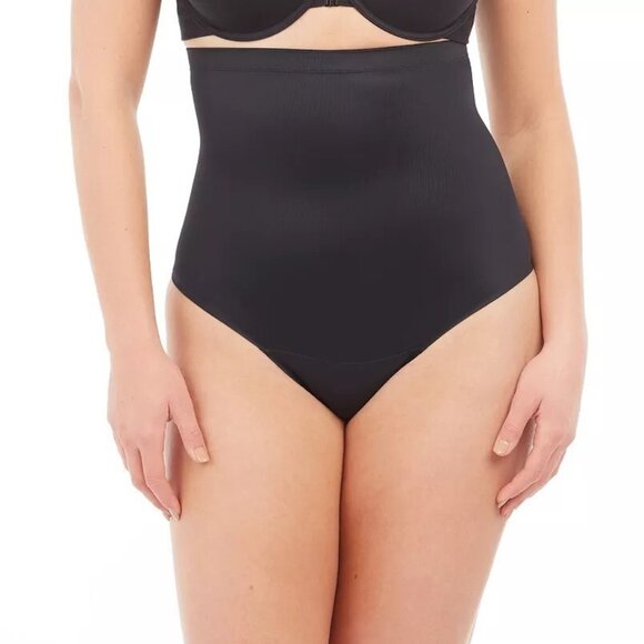 Red Hot by Spanx Womens Medium Black High Waisted Control Brief NEW - Picture 1 of 1